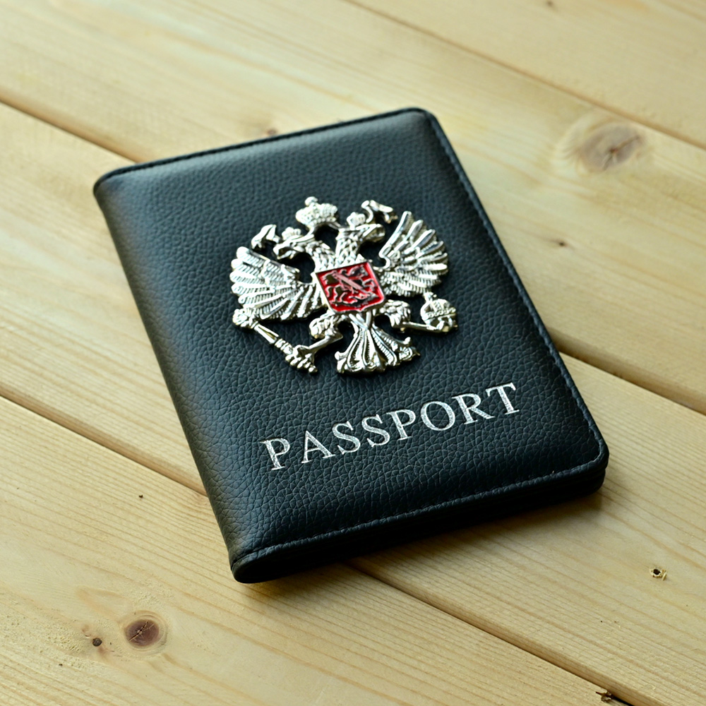 Travel Accessories Wallet - Metal russo emblema nacional capa de