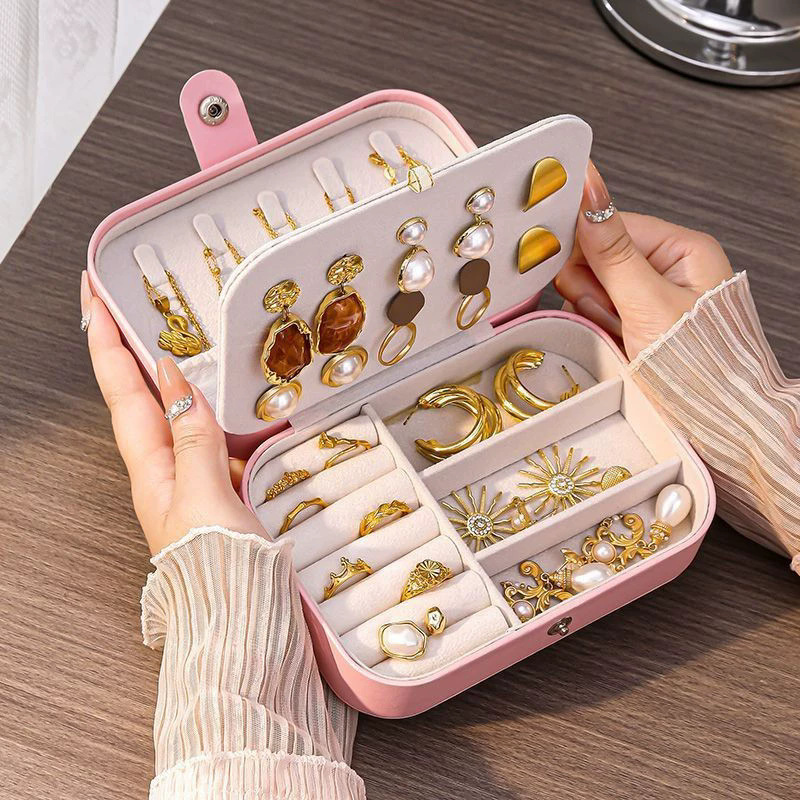 Travel Accessories Jewelry - Caixa de joias portátil anti-oxidação para