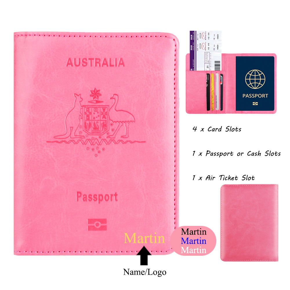 Travel Accessories Wallet - RFID Bloqueio Passaporte Titular, caso da