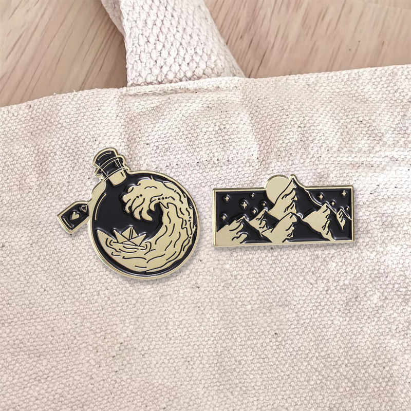 Travel Accessories Jewelry - Broche de Esmalte com Tema de