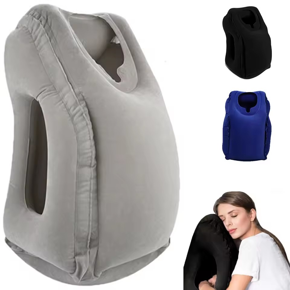 Travel Accessories Long Flight - Almofada inflável para viagem, acessórios de