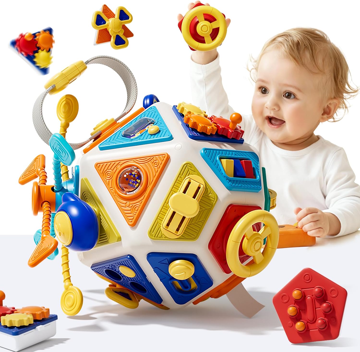 Travel Accessories Baby - Cubo de Atividades Montessori para Bebês,
