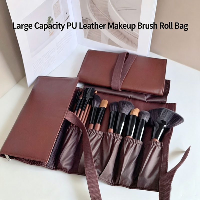 Travel Accessories Organizer Bag - Bolsa de Maquiagem em Couro PU