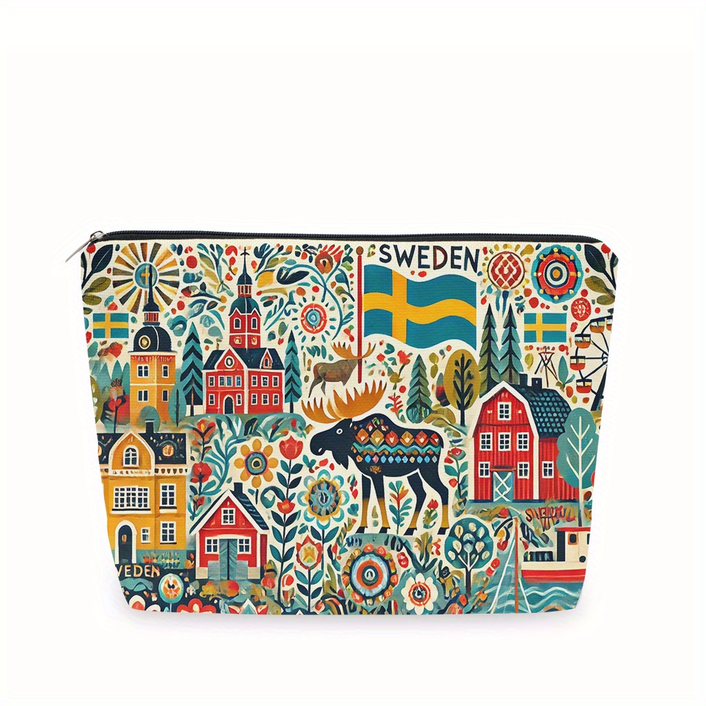 Travel Accessories Jewelry - Uma bolsa de maquiagem com tema