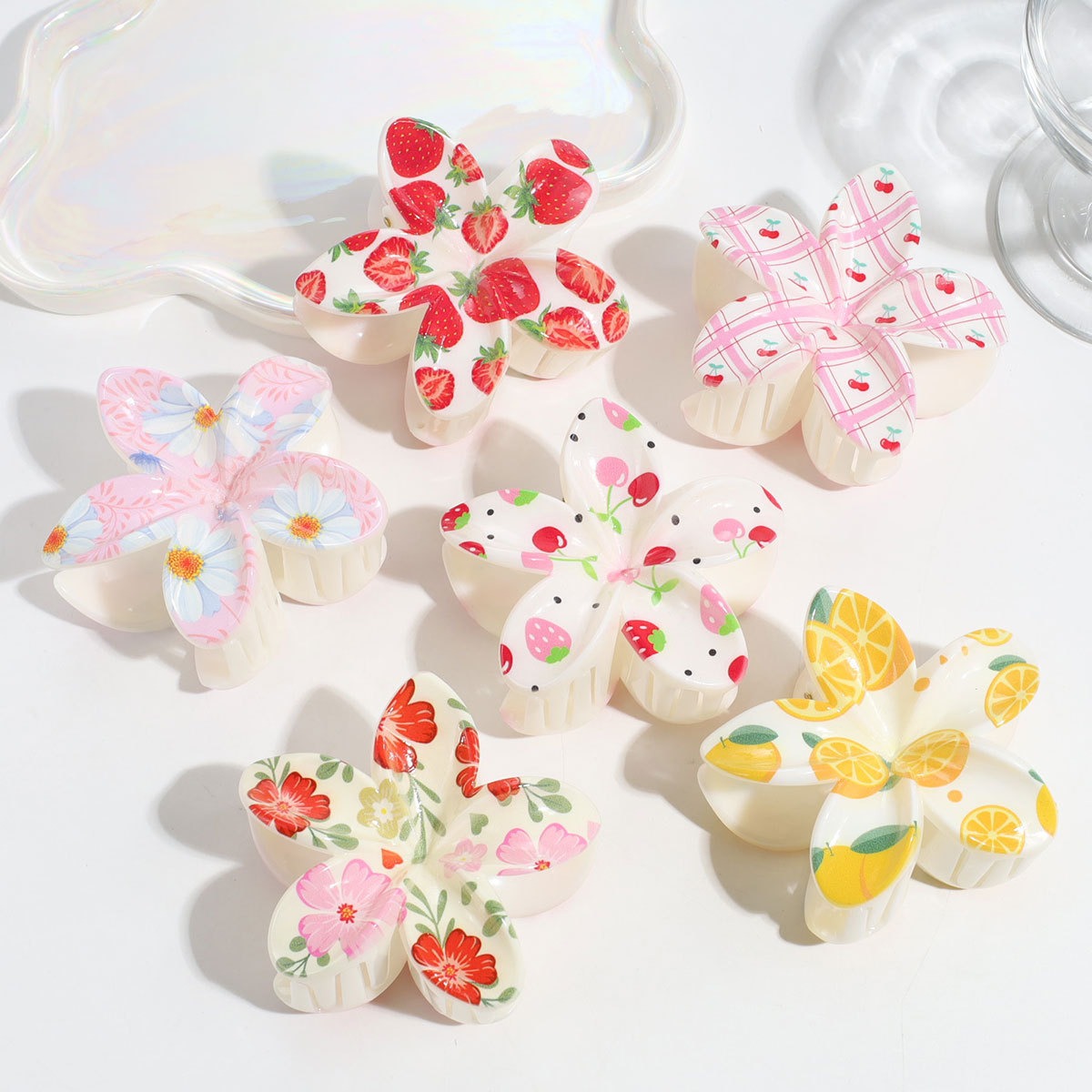 Travel Accessories Aesthetic - 3 pçs bonito moda colorida fruta