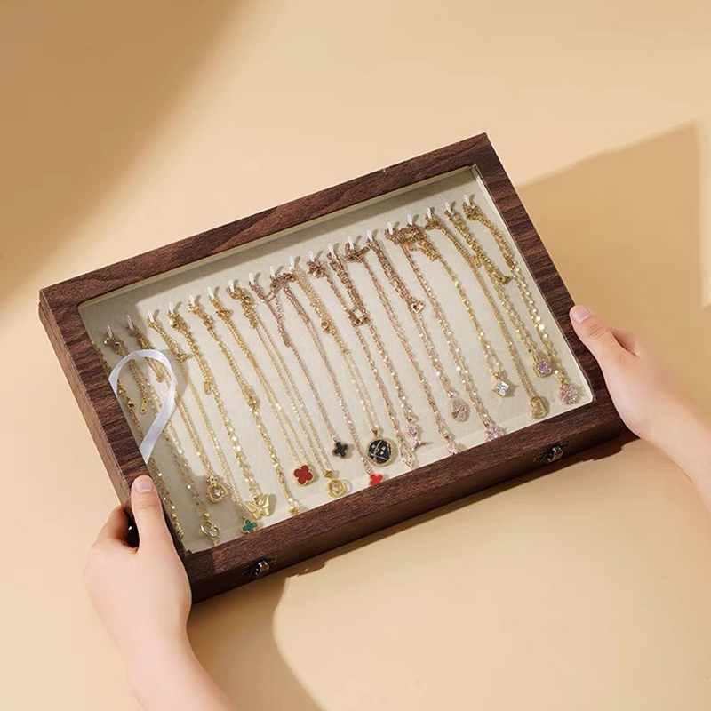 Caixa de jóias de madeira para - Travel Accessories Jewelry avaliação e preço