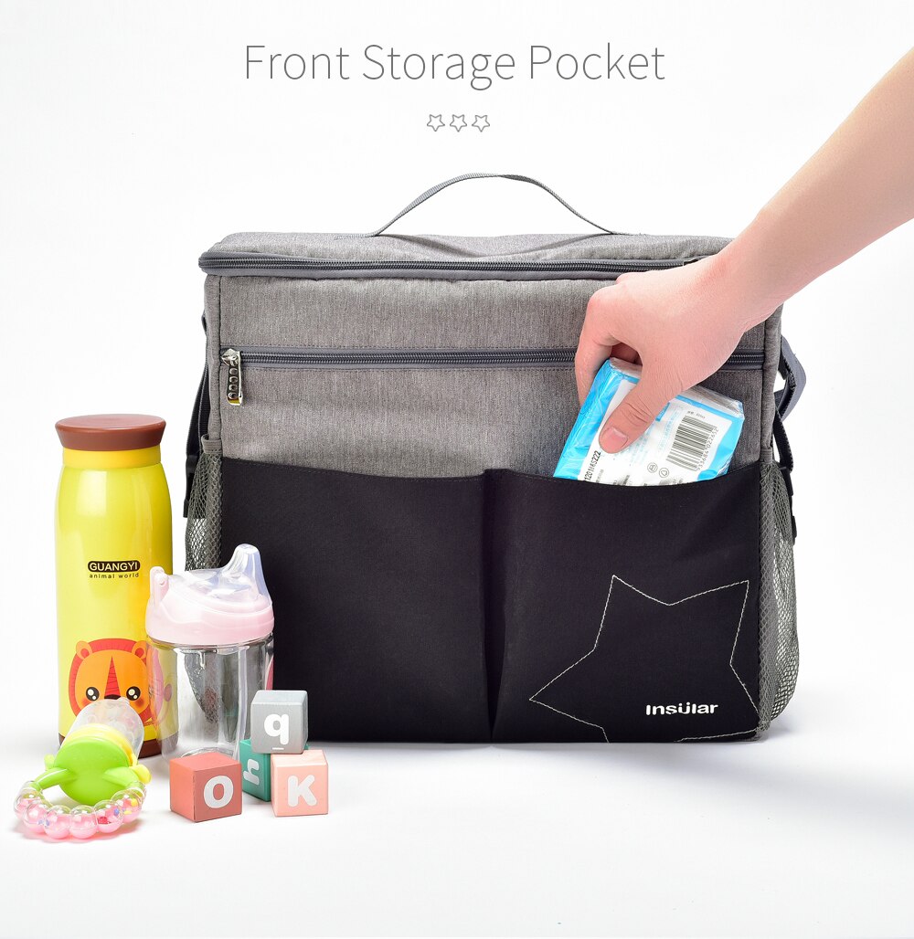 Bolsa de fraldas de bebê de gr - Travel Accessories Baby avaliação e preço