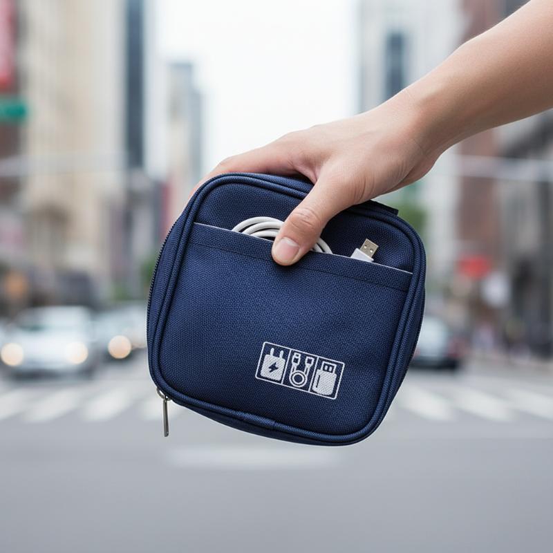 【F】Bolsa organizadora de cabos - Travel Accessories Organizer Bag avaliação e preço