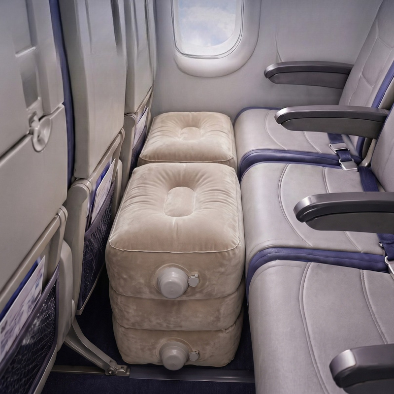 Apoio de Pés Inflável para Voo - Travel Accessories Long Flight avaliação e preço