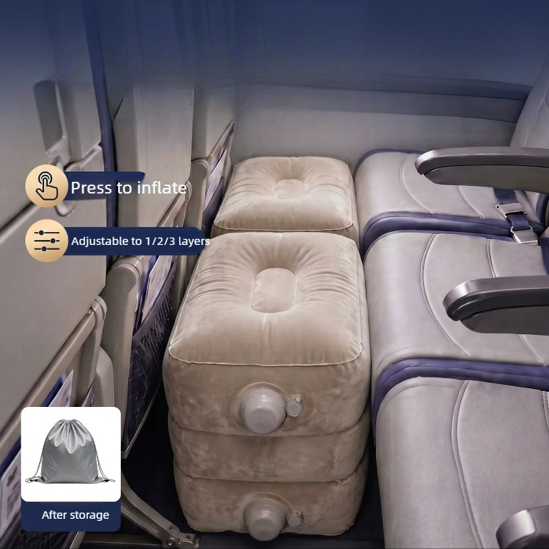 Apoio de Pés Inflável para Voo - Travel Accessories Long Flight avaliação e preço