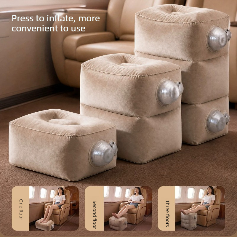 Apoio de Pés Inflável para Voo - Travel Accessories Long Flight avaliação e preço