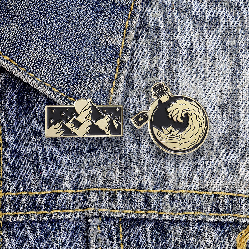 Broche de Esmalte com Tema de  - Travel Accessories Jewelry avaliação e preço