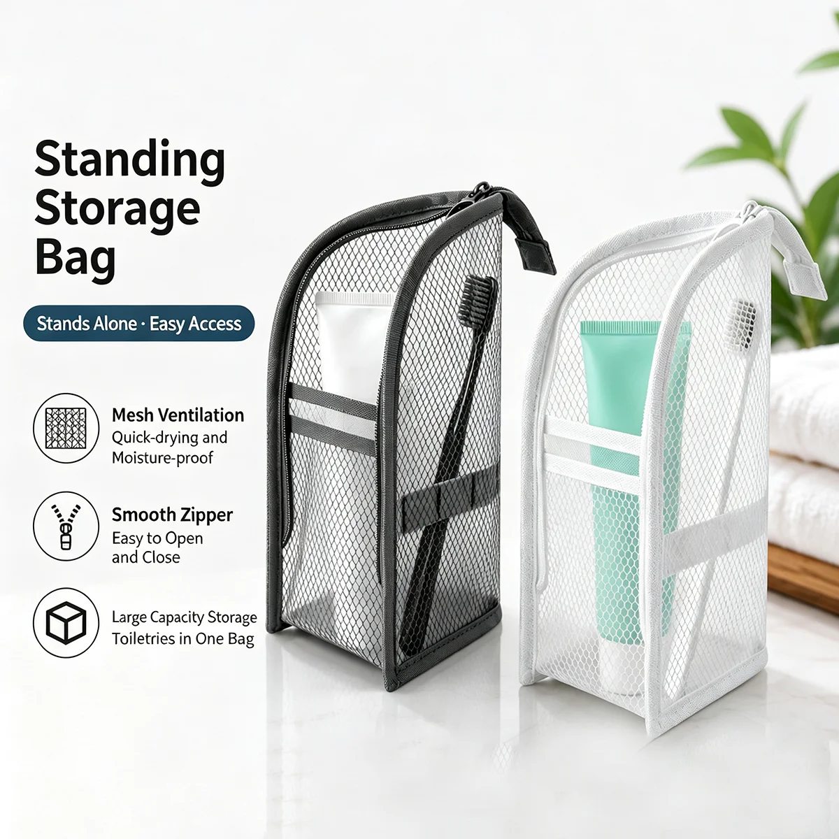 Necessaire de viagem em tela r - Travel Accessories Organizer Bag avaliação e preço