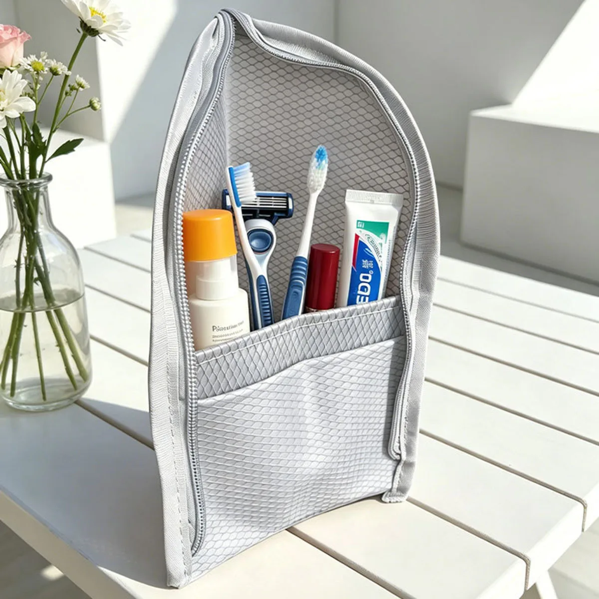 Necessaire de viagem em tela r - Travel Accessories Organizer Bag avaliação e preço