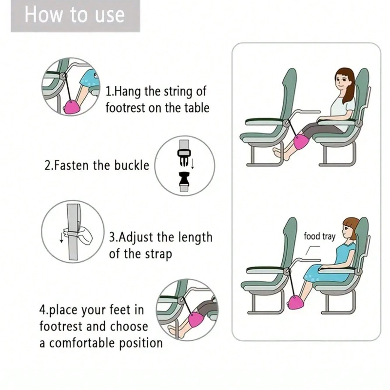 Rede portátil ajustável para a - Travel Accessories Long Flight avaliação e preço