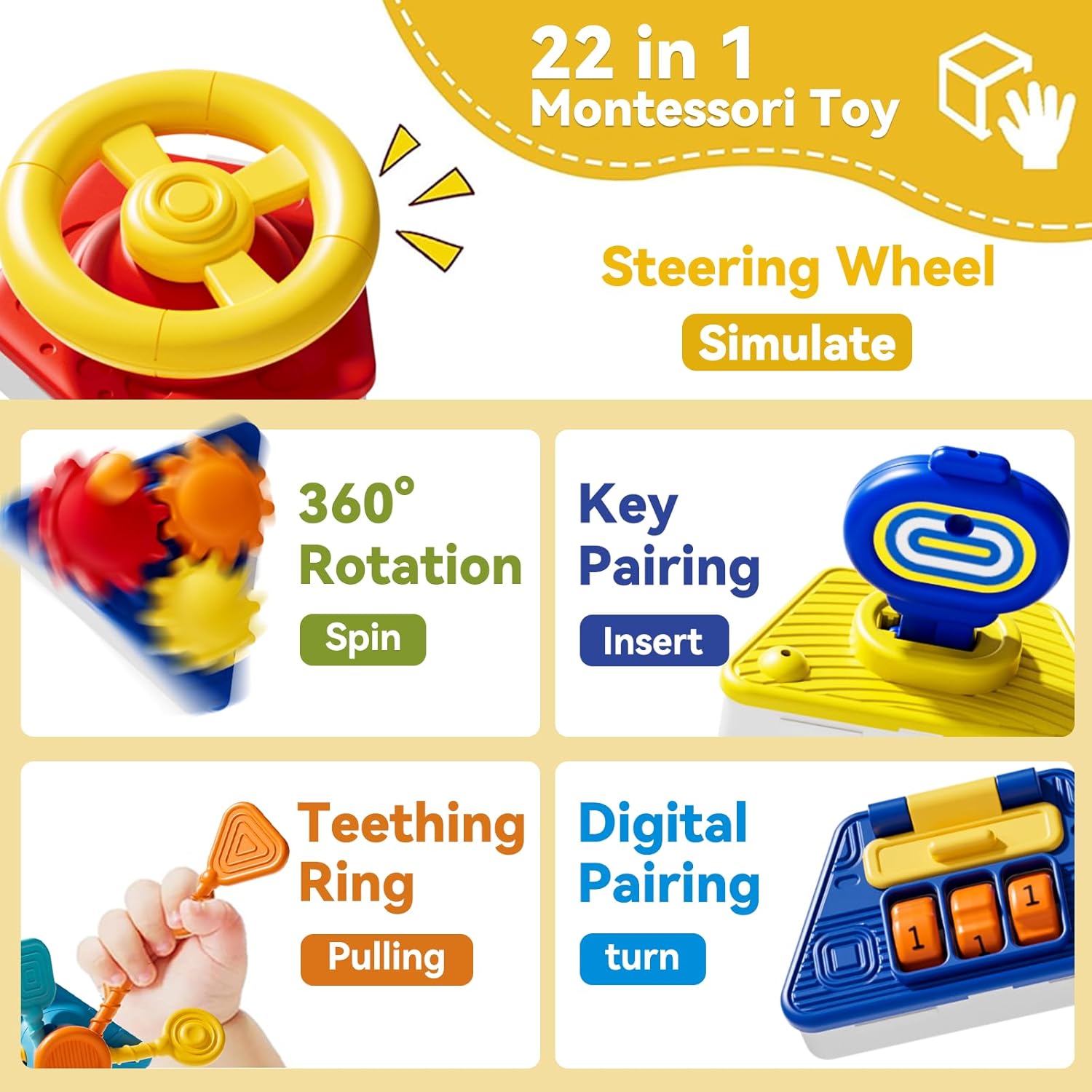 Cubo de Atividades Montessori  - Travel Accessories Baby avaliação e preço