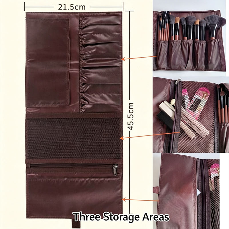 Bolsa de Maquiagem em Couro PU - Travel Accessories Organizer Bag avaliação e preço