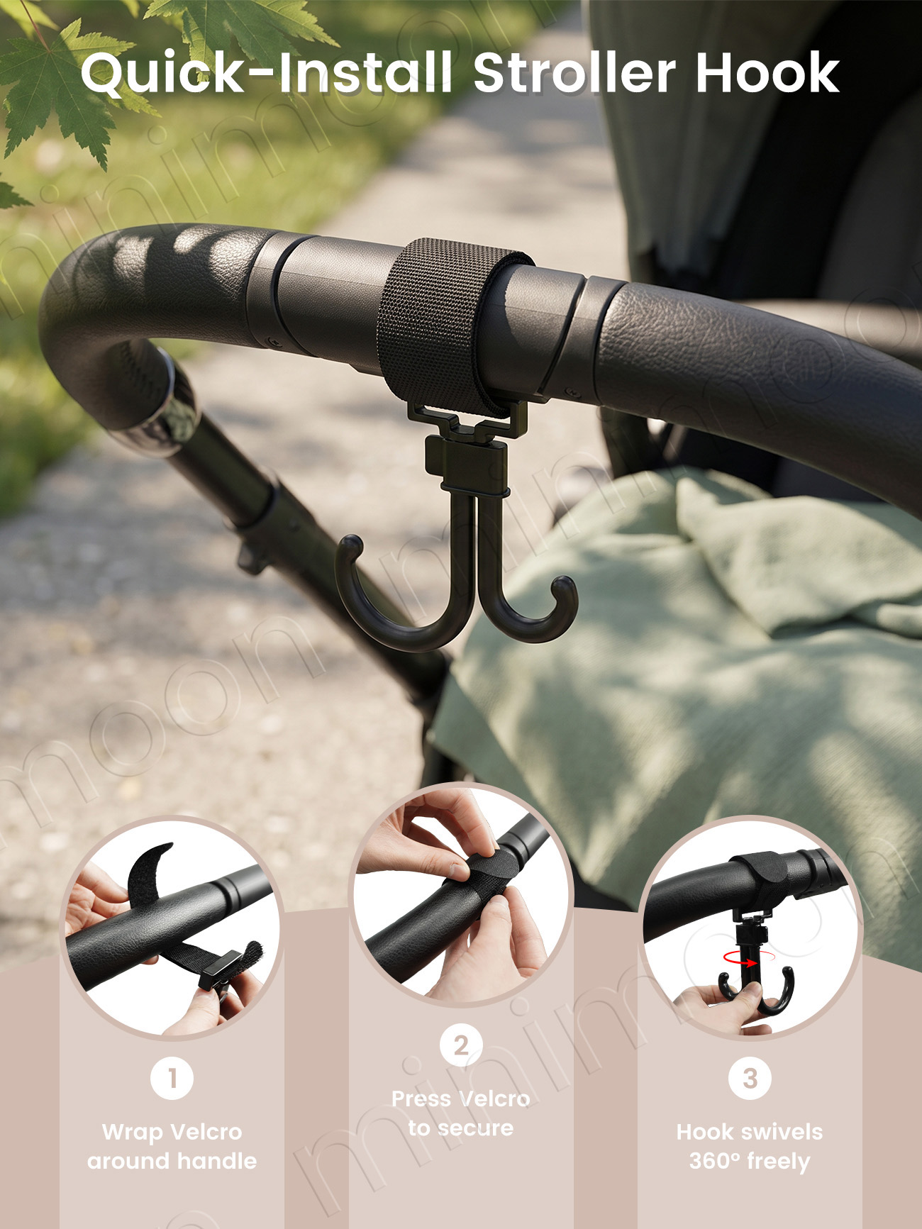 360 °   Gancho Giratório para  - Travel Accessories Baby avaliação e preço